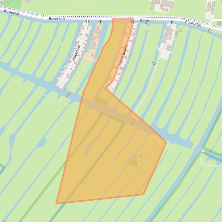 Kaart van postcodegebied 3648NS.