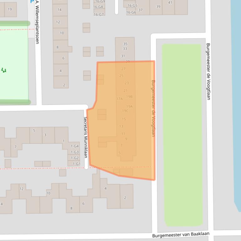 Kaart van postcodegebied 3648XC.