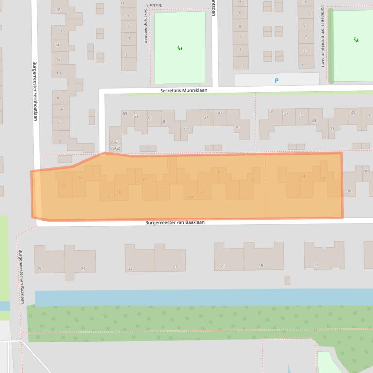 Kaart van postcodegebied 3648XV.