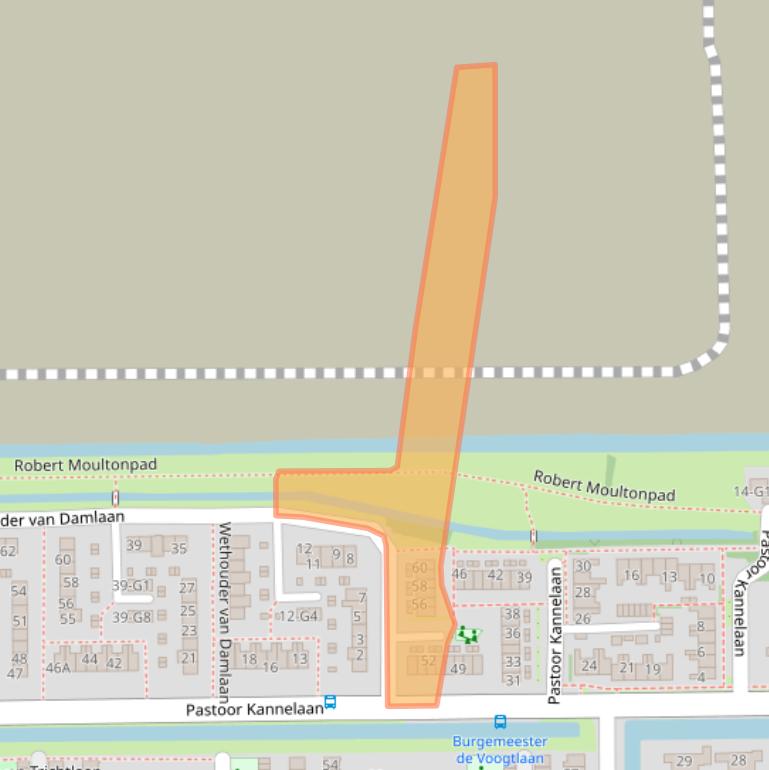 Kaart van postcodegebied 3648XZ.