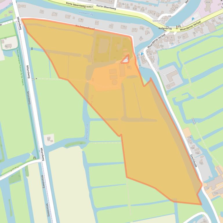 Kaart van postcodegebied 3651LM.