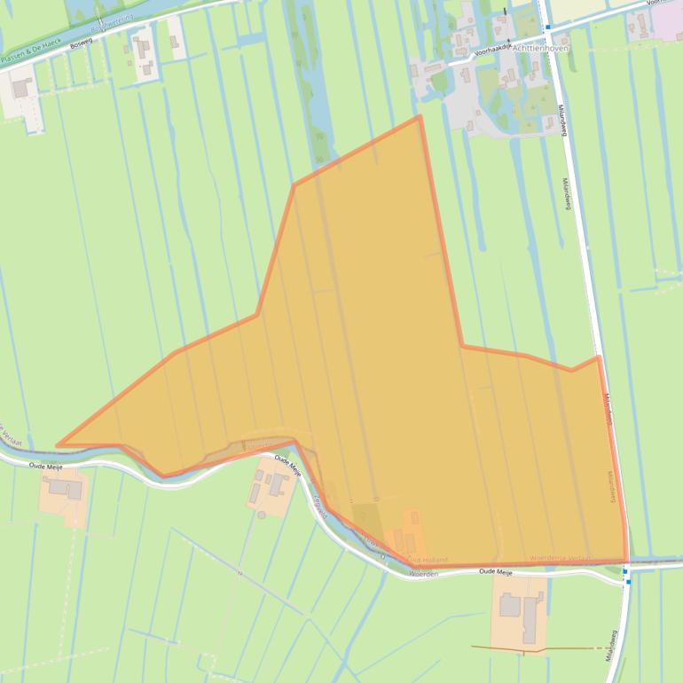 Kaart van postcodegebied 3651LW.