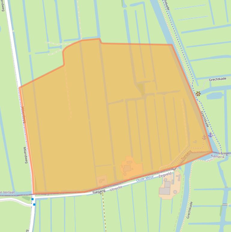 Kaart van postcodegebied 3651MA.