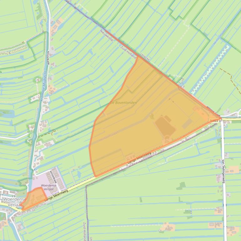 Kaart van postcodegebied 3652LB.