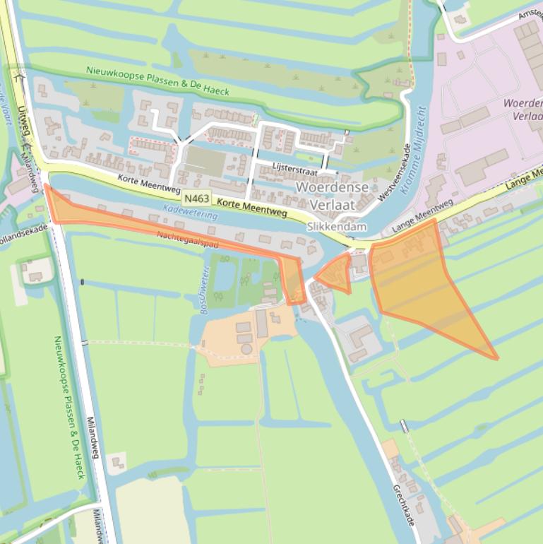 Kaart van postcodegebied 3652LC.