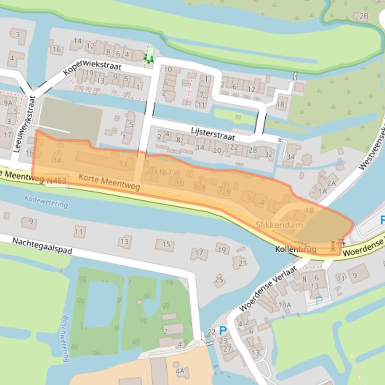 Kaart van postcodegebied 3652LG.