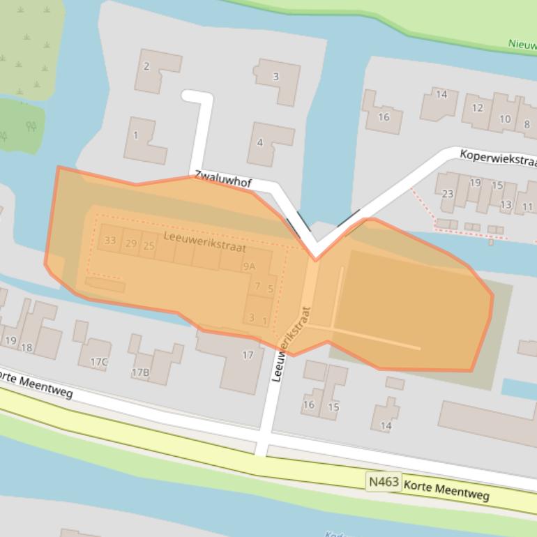 Kaart van postcodegebied 3652LJ.