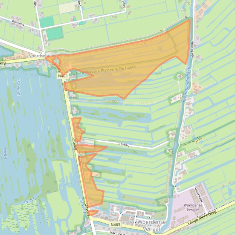 Kaart van postcodegebied 3652LP.