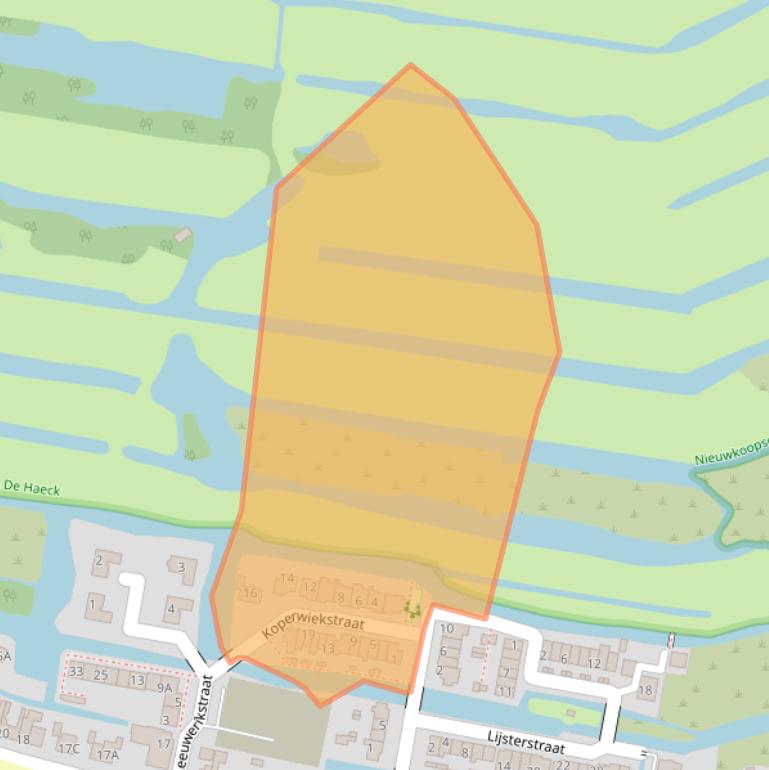 Kaart van postcodegebied 3652LS.