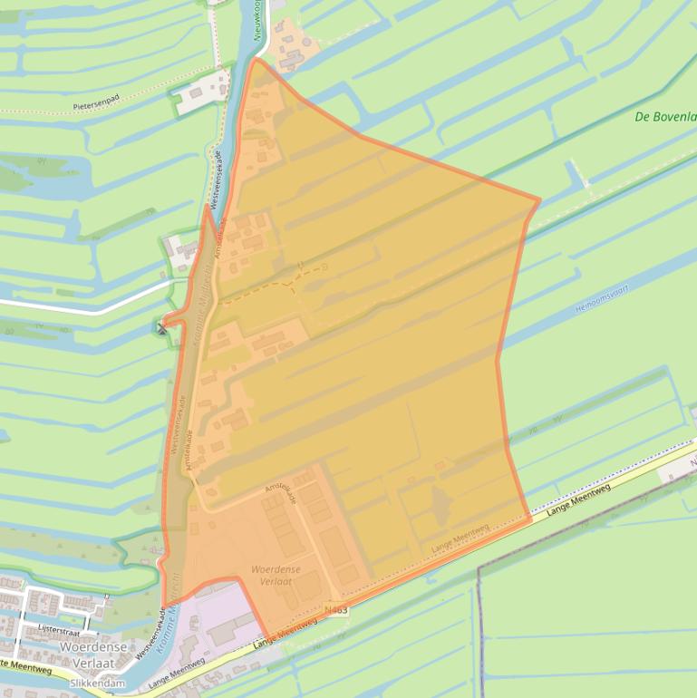 Kaart van postcodegebied 3652MD.