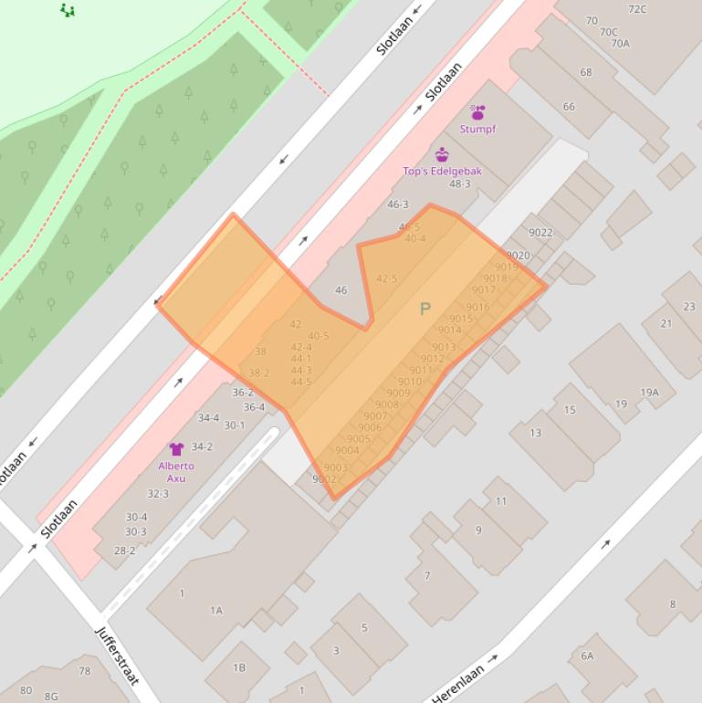 Kaart van postcodegebied 3701GM.