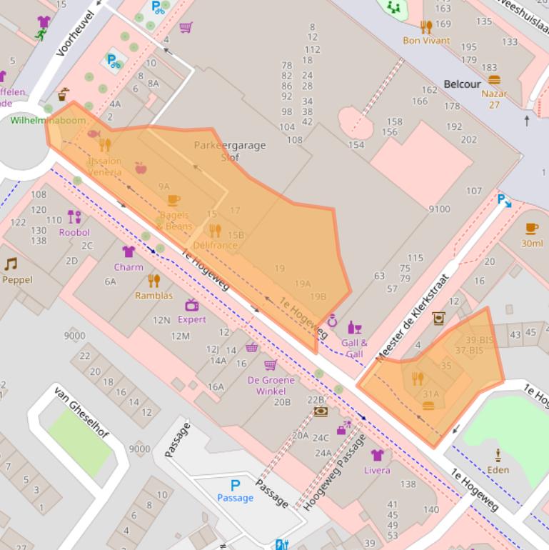 Kaart van postcodegebied 3701HG.