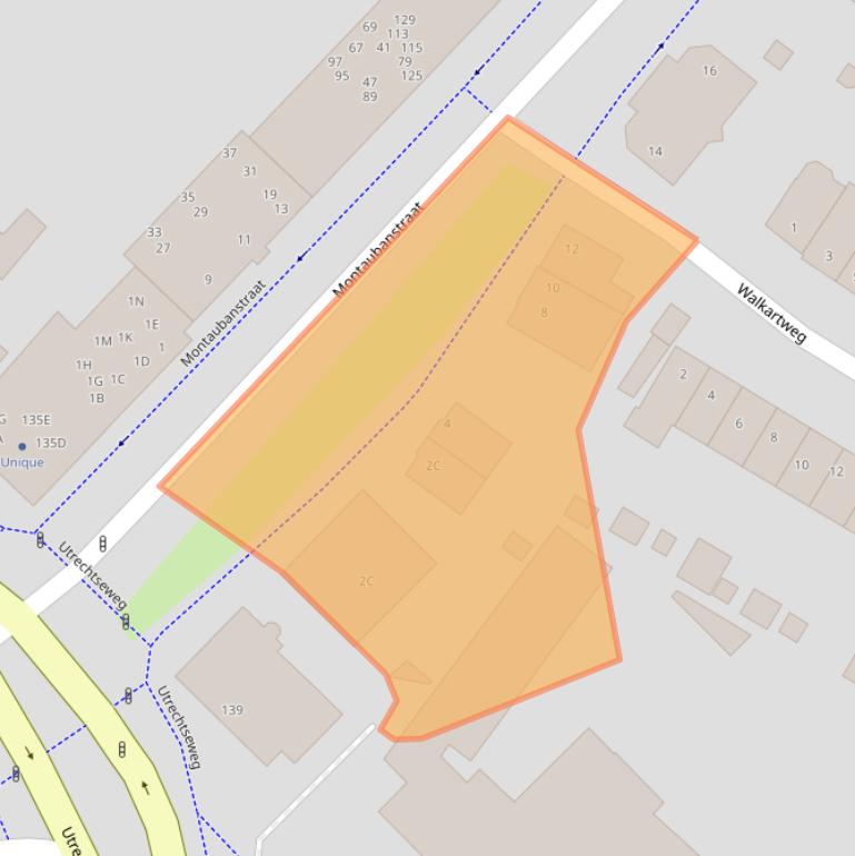 Kaart van postcodegebied 3701HP.