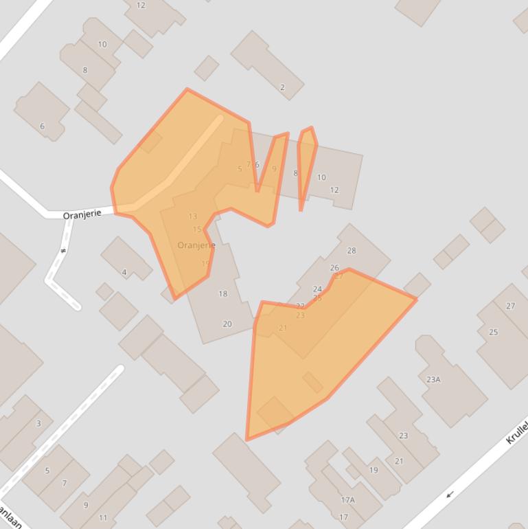 Kaart van postcodegebied 3701TG.