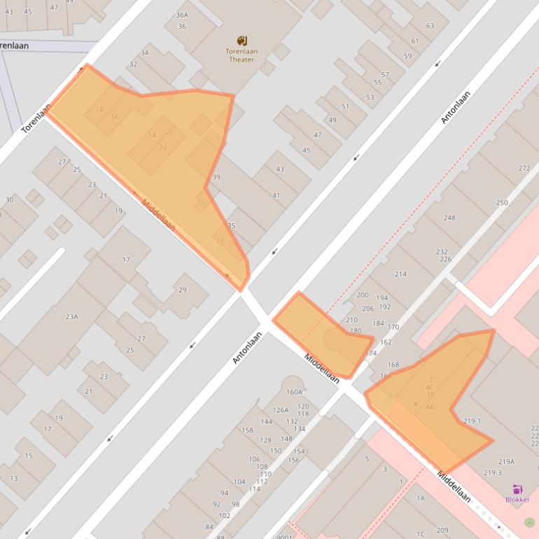 Kaart van postcodegebied 3701VB.