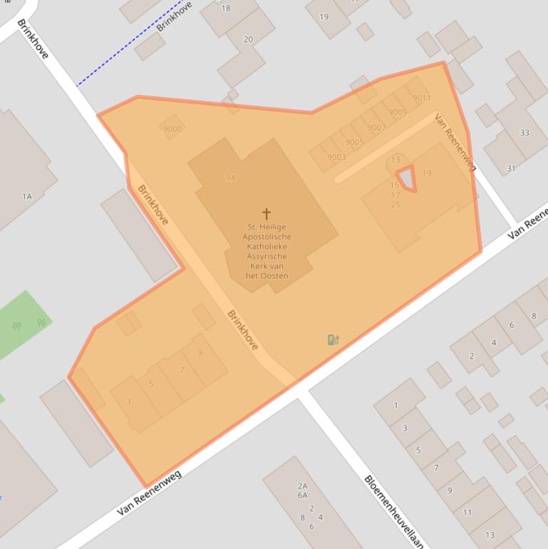 Kaart van postcodegebied 3702SB.