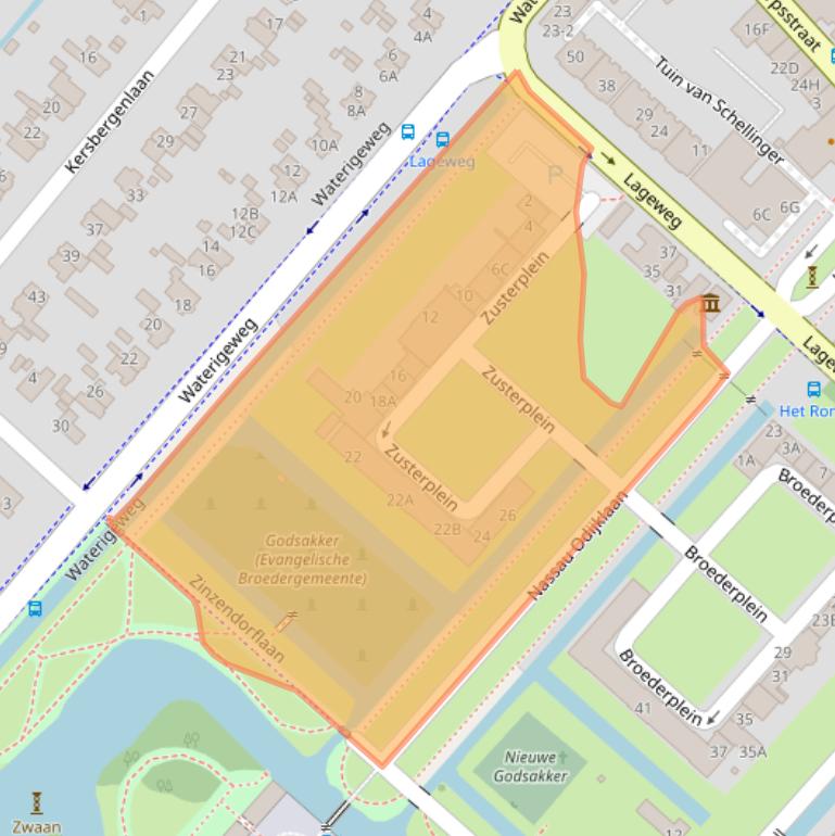 Kaart van postcodegebied 3703CB.