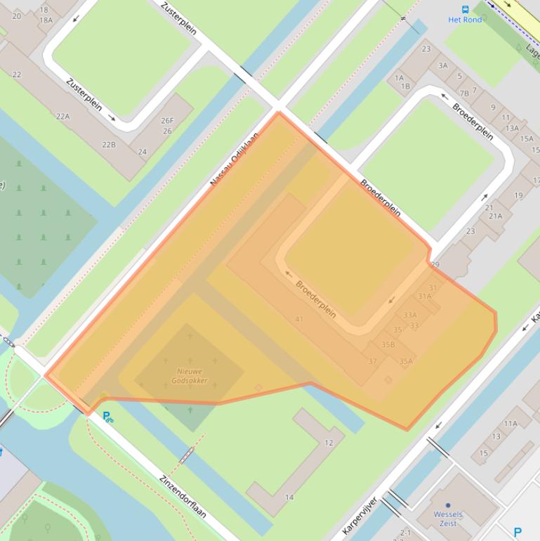 Kaart van postcodegebied 3703CD.