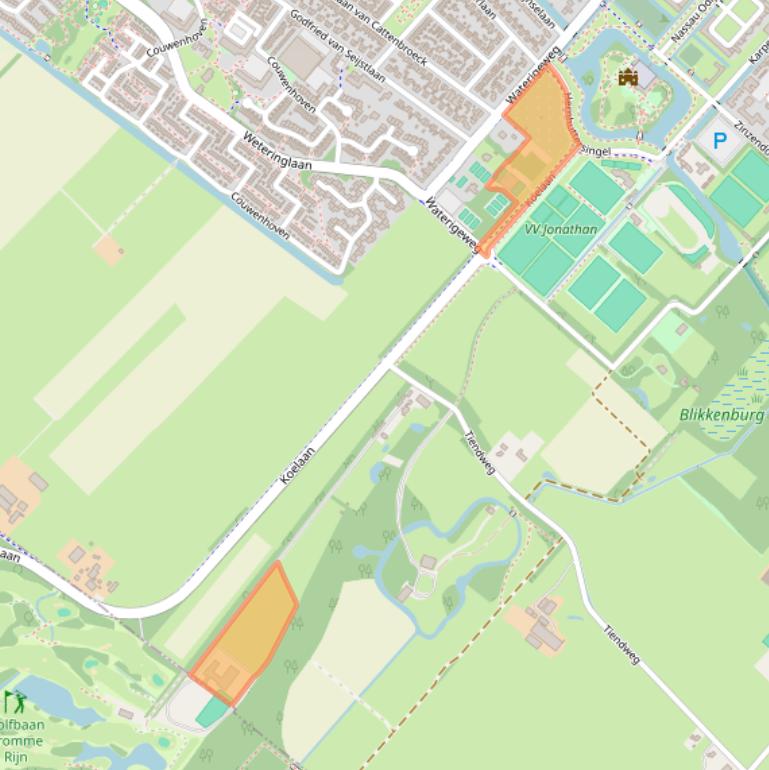 Kaart van postcodegebied 3703CS.