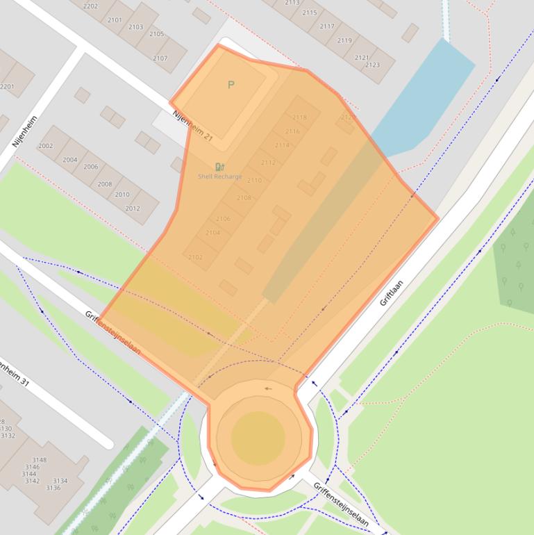 Kaart van postcodegebied 3704AK.