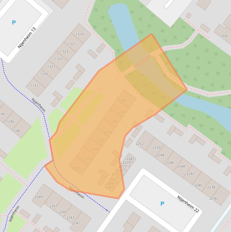 Kaart van postcodegebied 3704AN.