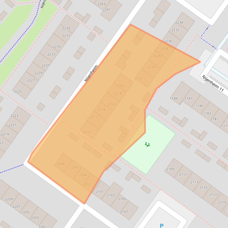 Kaart van postcodegebied 3704AP.