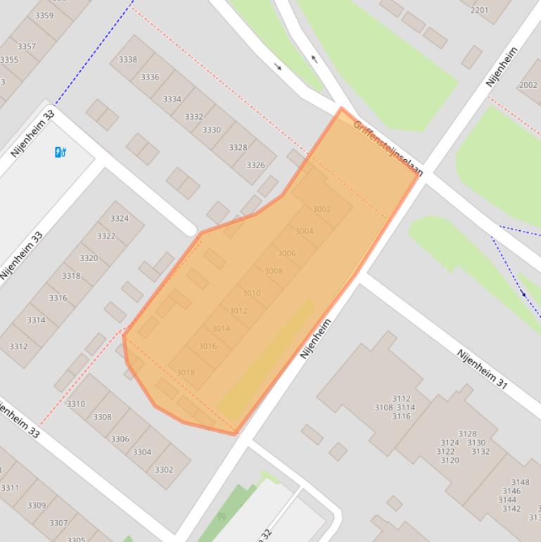 Kaart van postcodegebied 3704AS.