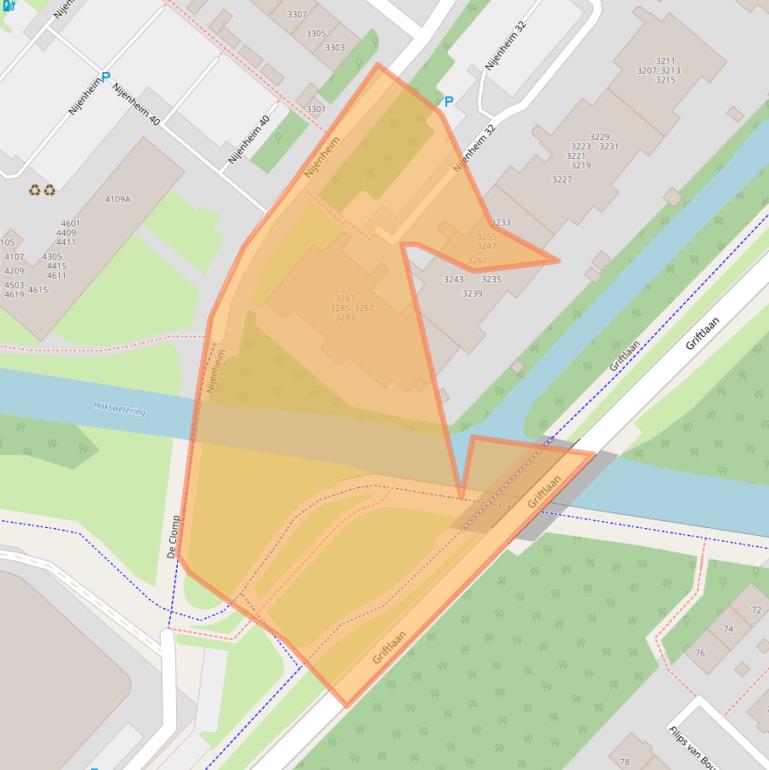 Kaart van postcodegebied 3704AW.