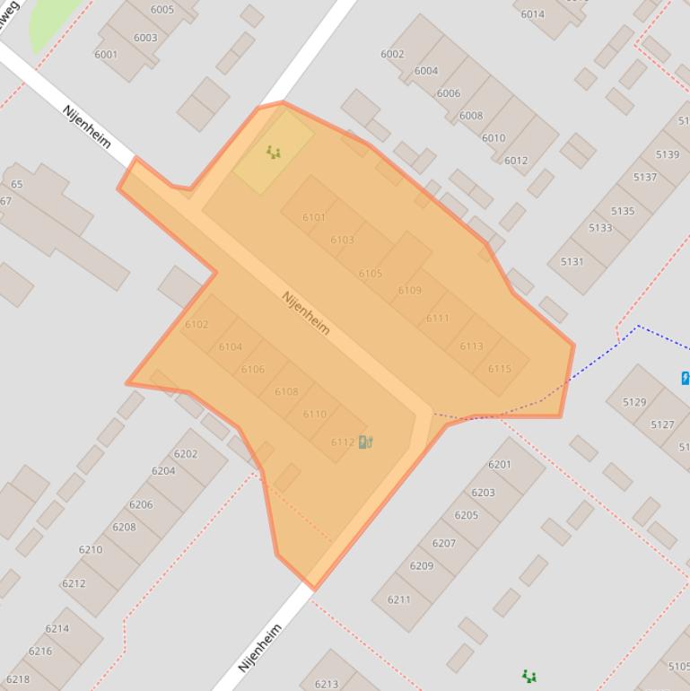 Kaart van postcodegebied 3704BG.