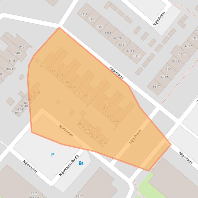 Kaart van postcodegebied 3704BM.