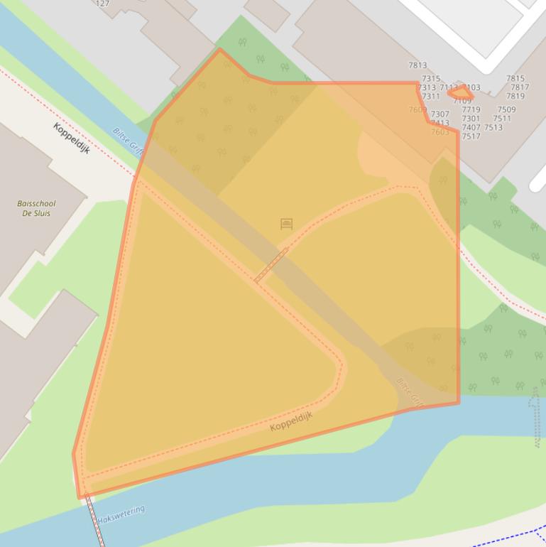 Kaart van postcodegebied 3704BZ.