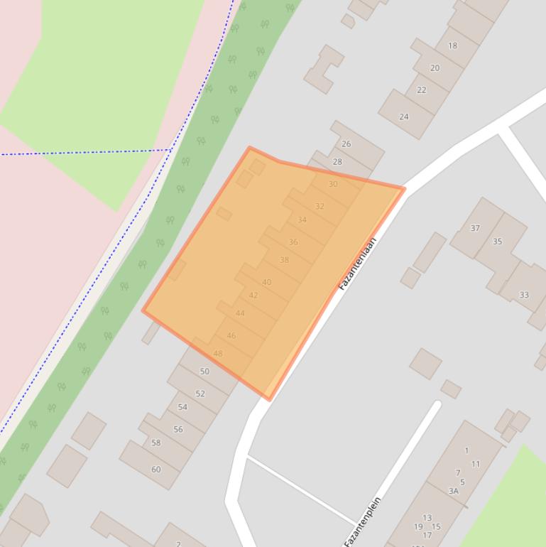 Kaart van postcodegebied 3704EM.