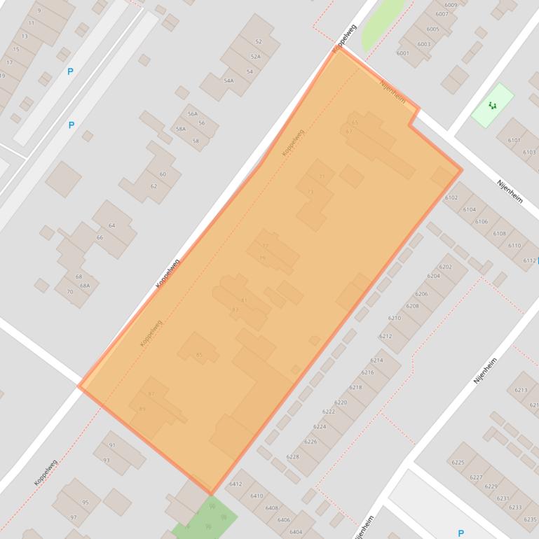 Kaart van postcodegebied 3704GE.