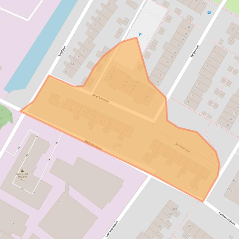 Kaart van postcodegebied 3704GT.