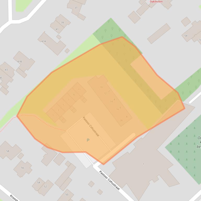 Kaart van postcodegebied 3704HM.