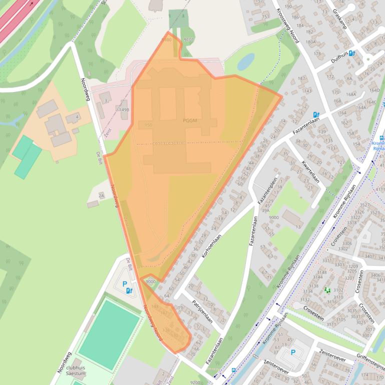 Kaart van postcodegebied 3704JG.