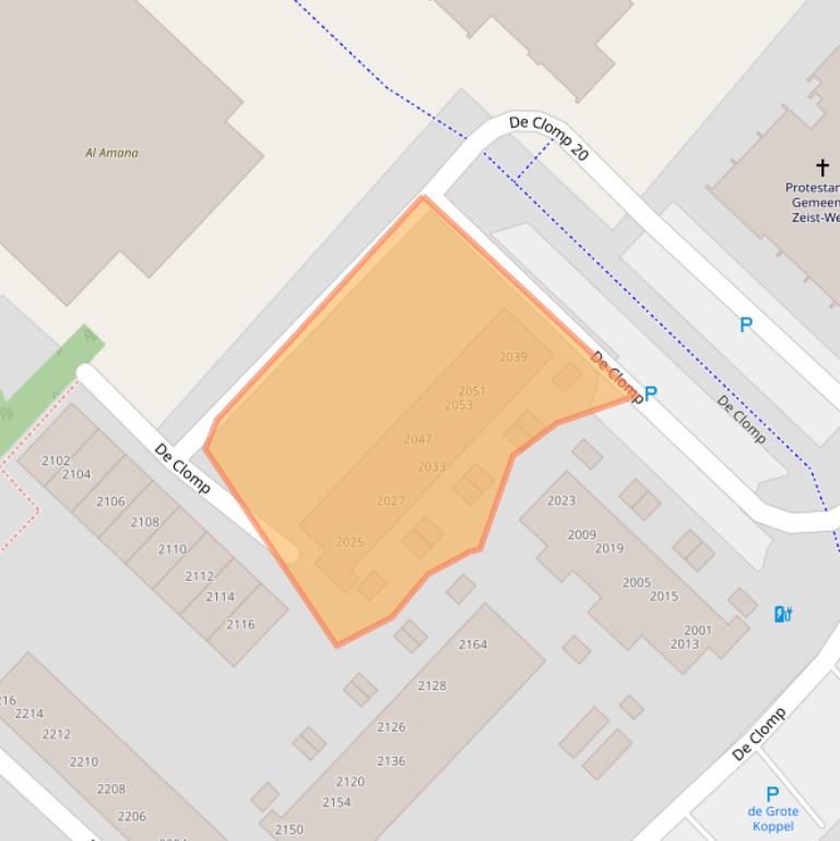 Kaart van postcodegebied 3704KD.