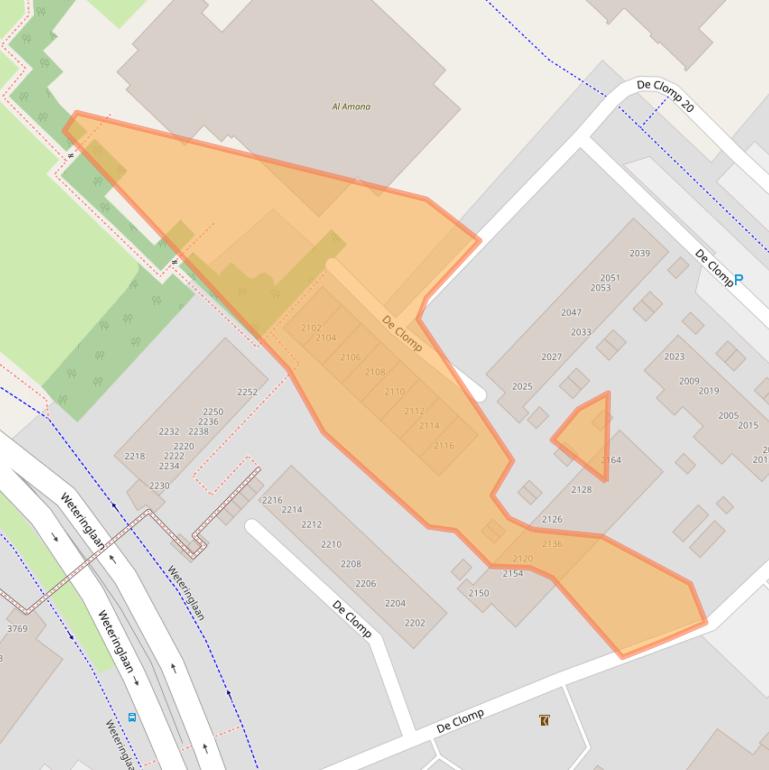 Kaart van postcodegebied 3704KE.