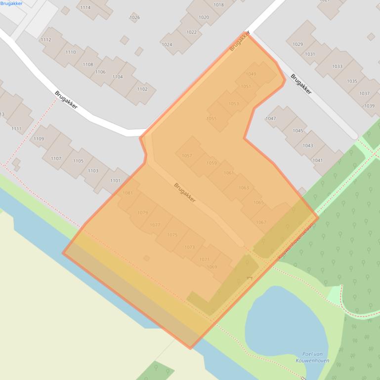 Kaart van postcodegebied 3704KW.