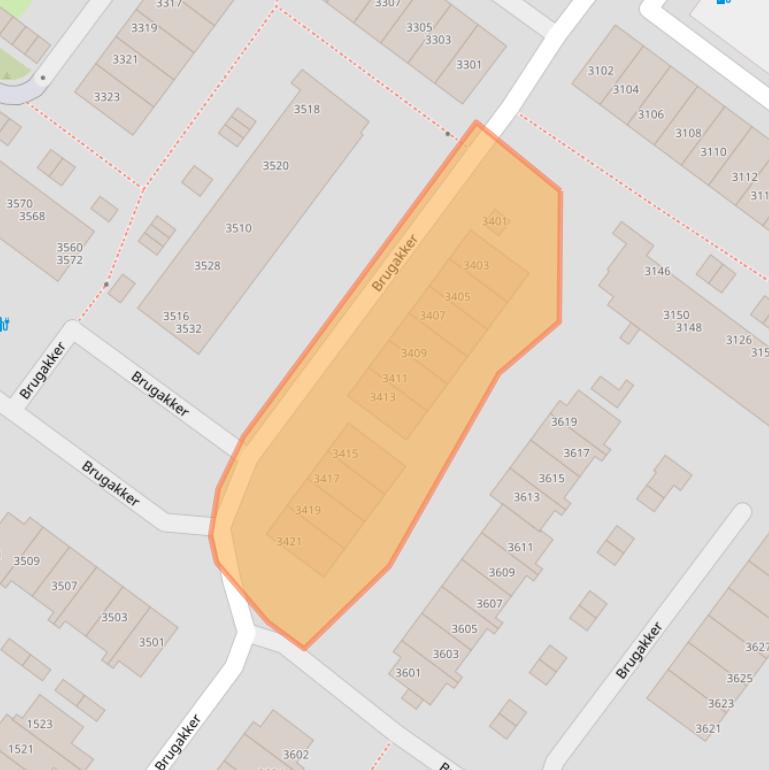 Kaart van postcodegebied 3704LH.