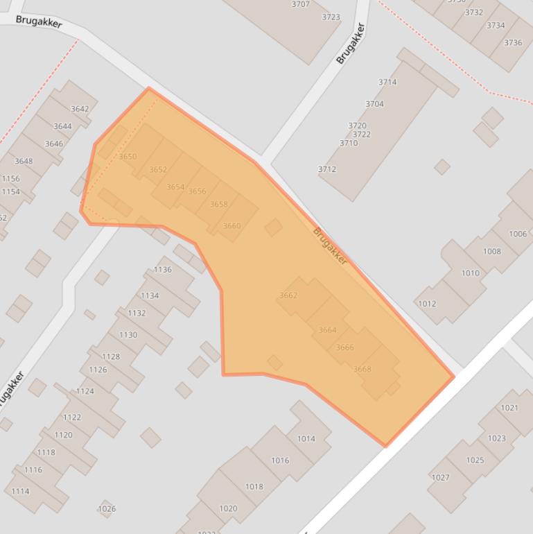 Kaart van postcodegebied 3704LR.