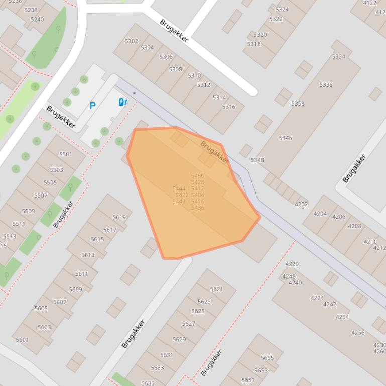 Kaart van postcodegebied 3704MK.