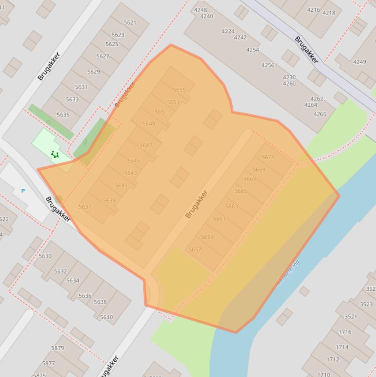 Kaart van postcodegebied 3704MR.