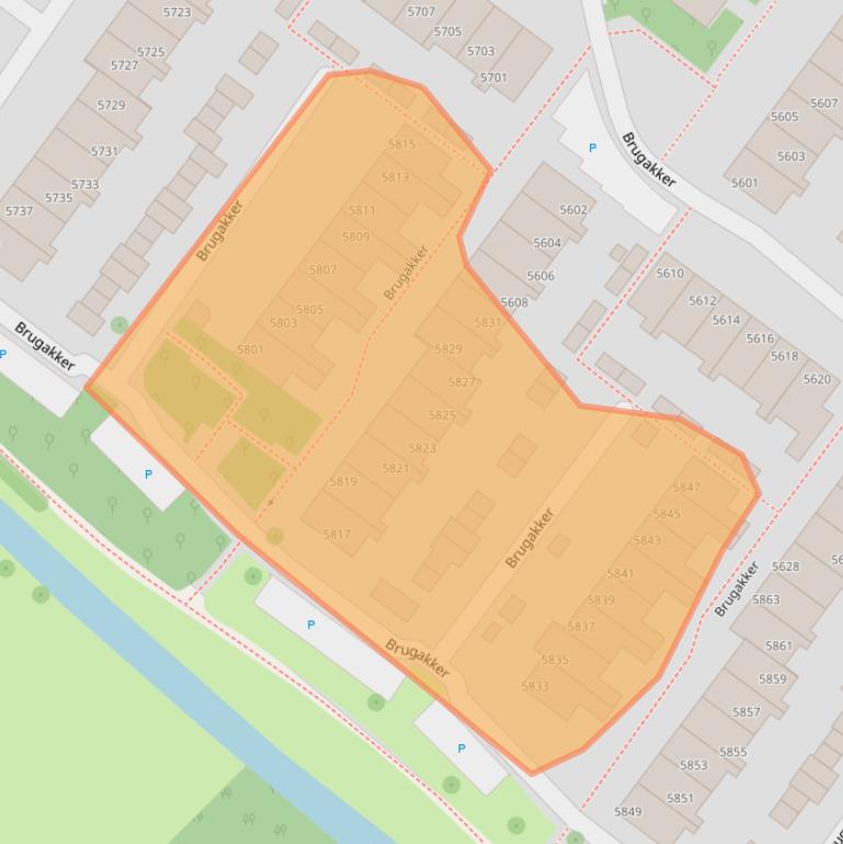 Kaart van postcodegebied 3704MV.