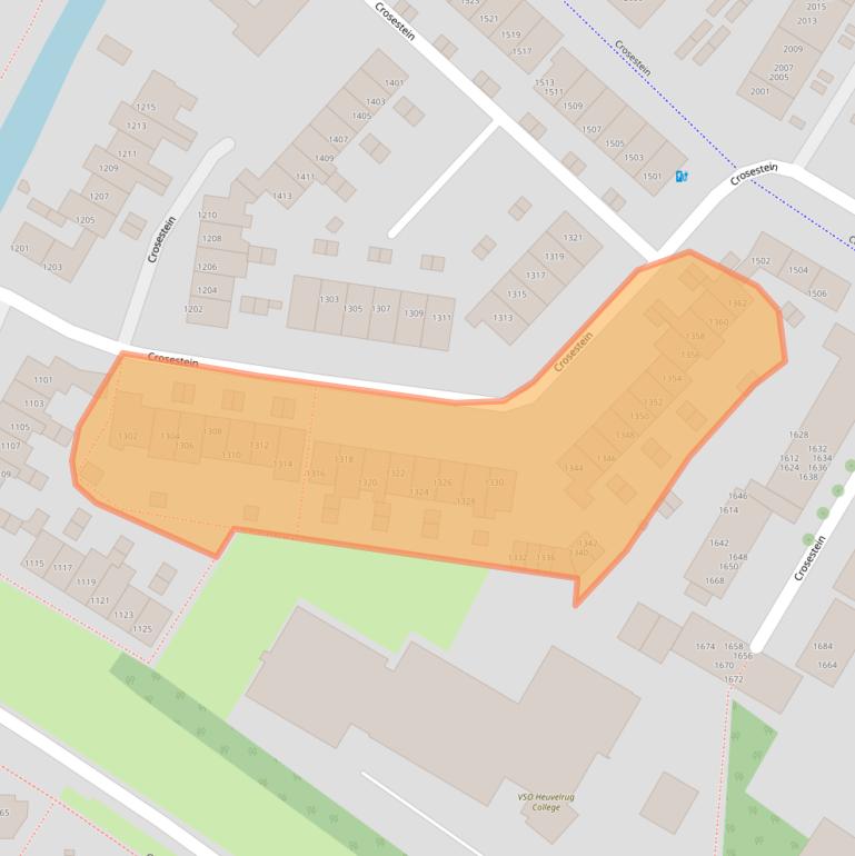 Kaart van postcodegebied 3704ND.