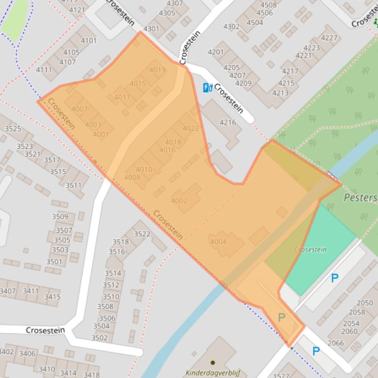 Kaart van postcodegebied 3704NR.