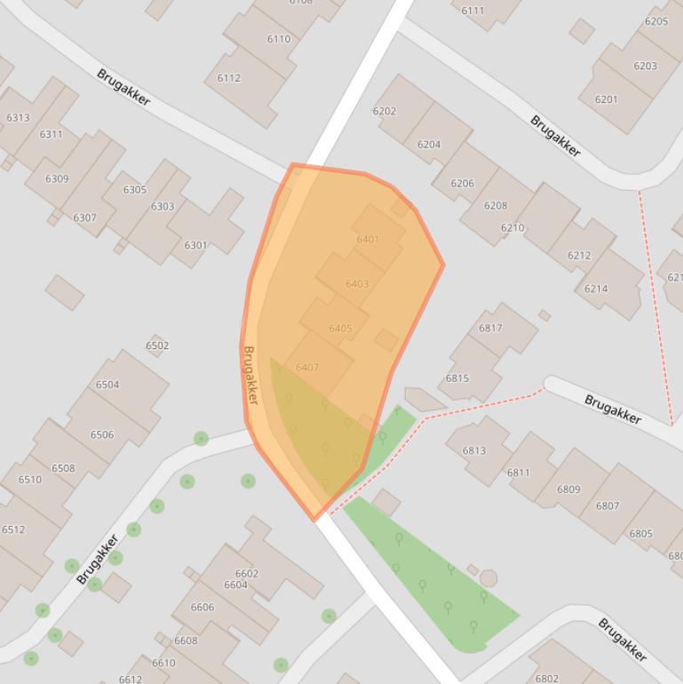 Kaart van postcodegebied 3704RJ.