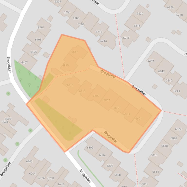 Kaart van postcodegebied 3704RS.