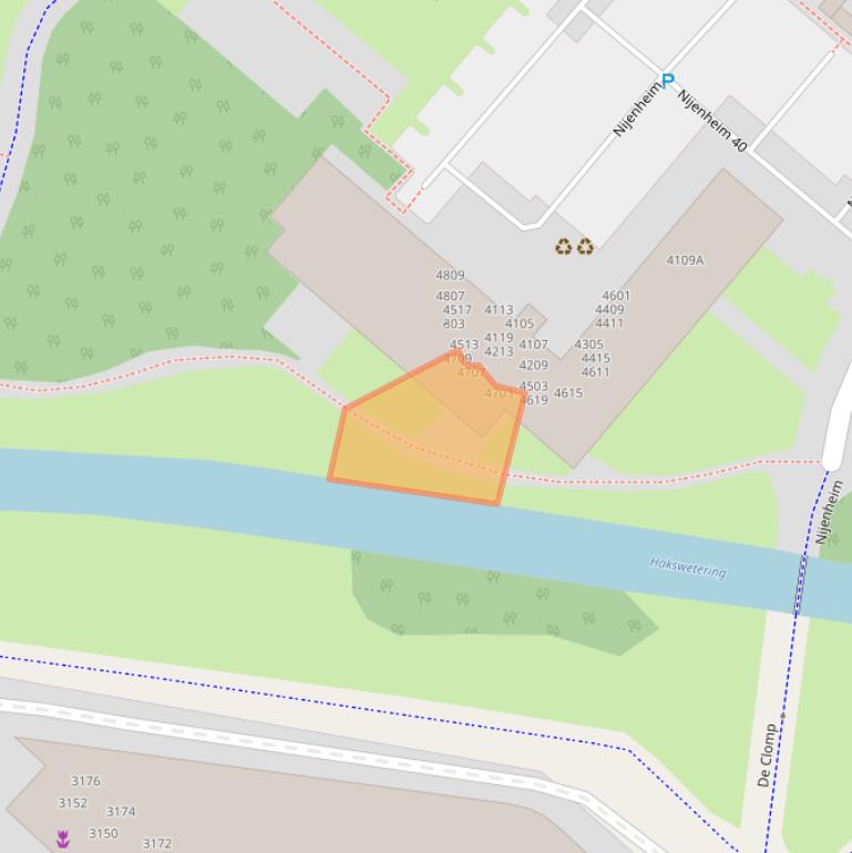 Kaart van postcodegebied 3704SP.