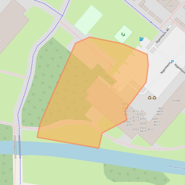 Kaart van postcodegebied 3704SR.